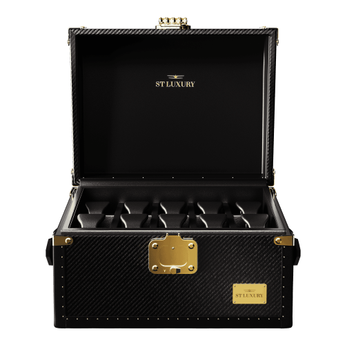 Coffret à montres - Carbone vernis